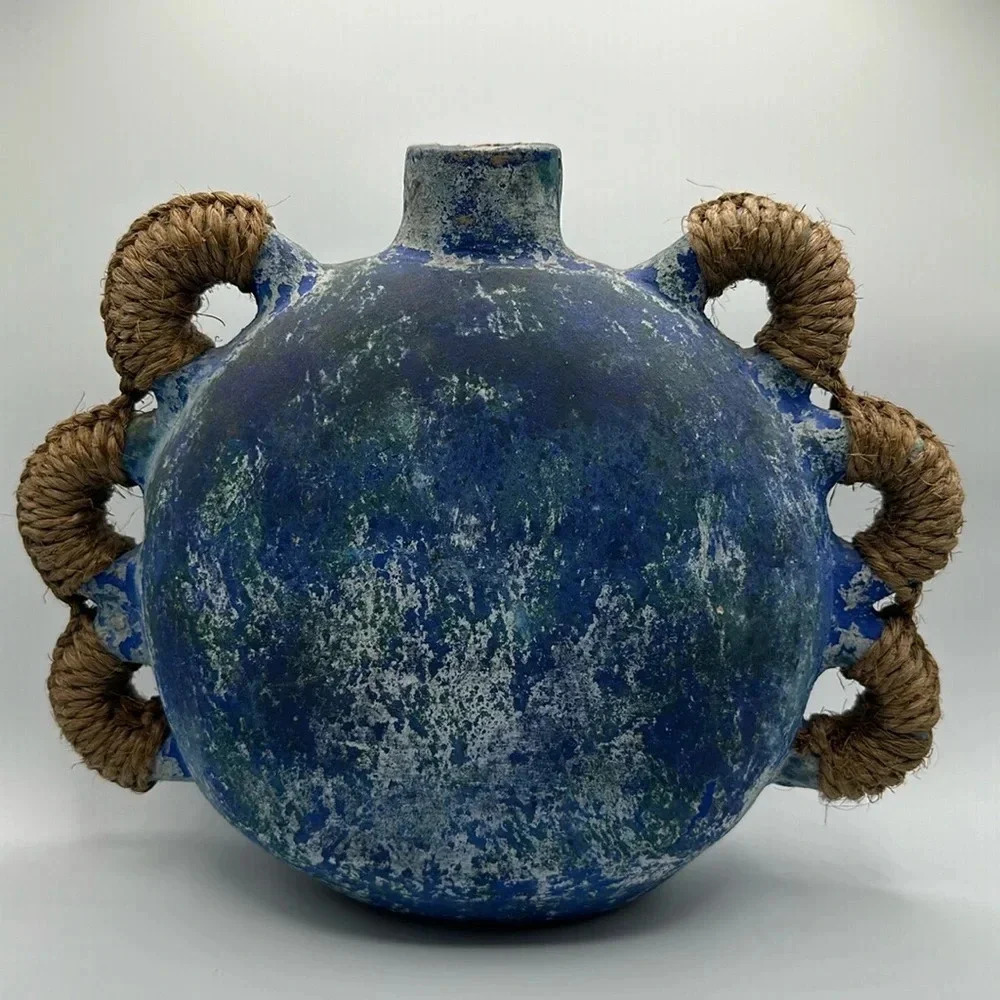Beautiful unique vintage ceramic handmade vase